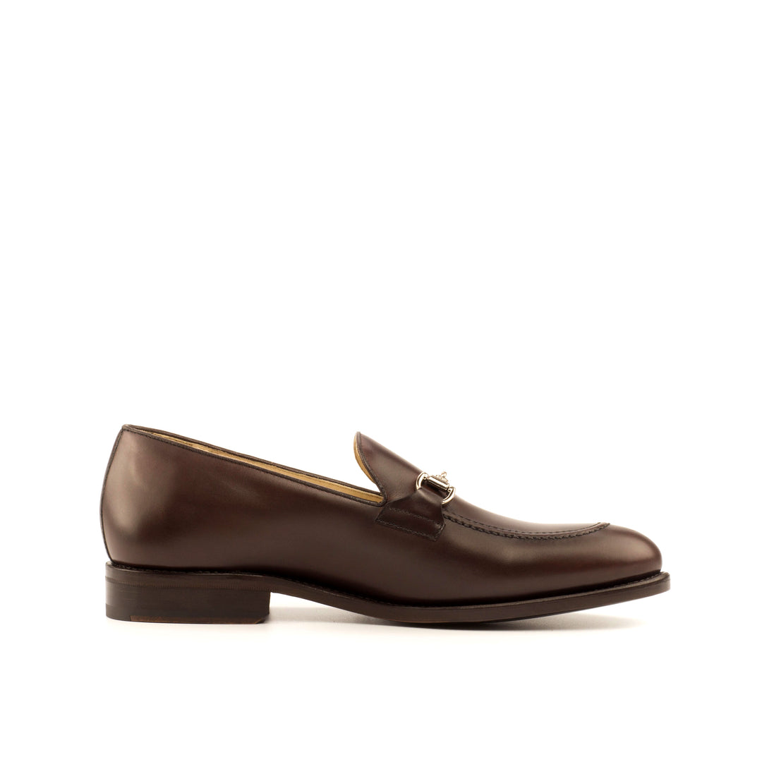 NEW ANDREA men\'s leather loafer in dark brown Andrea Men Leather Loafer Dark | ShopSimon main image 3