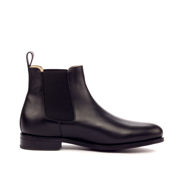 Men's Black Leather Chelsea Boots - Escobar by Idrese